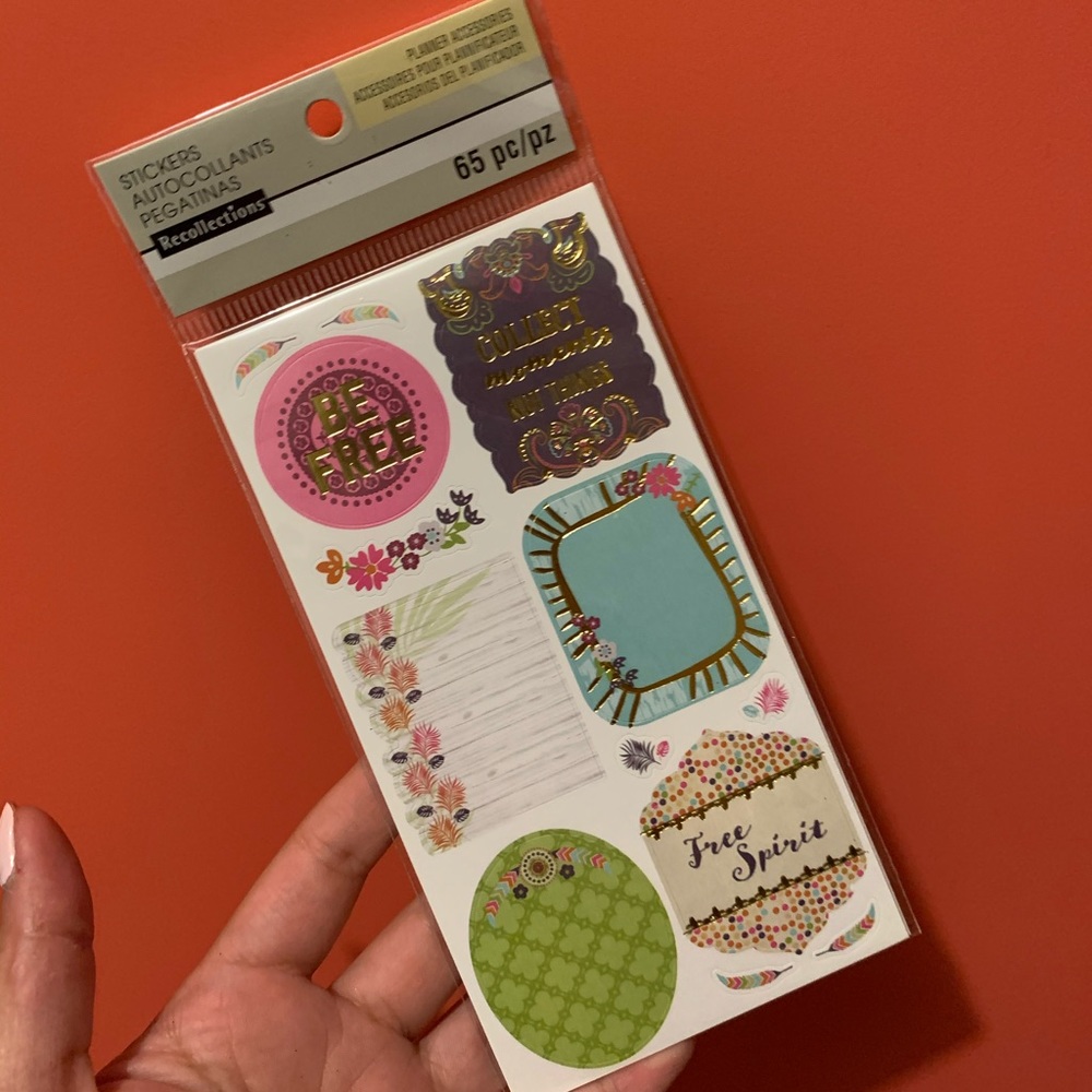 ✨Recollections 65pc Planner Stickers✨